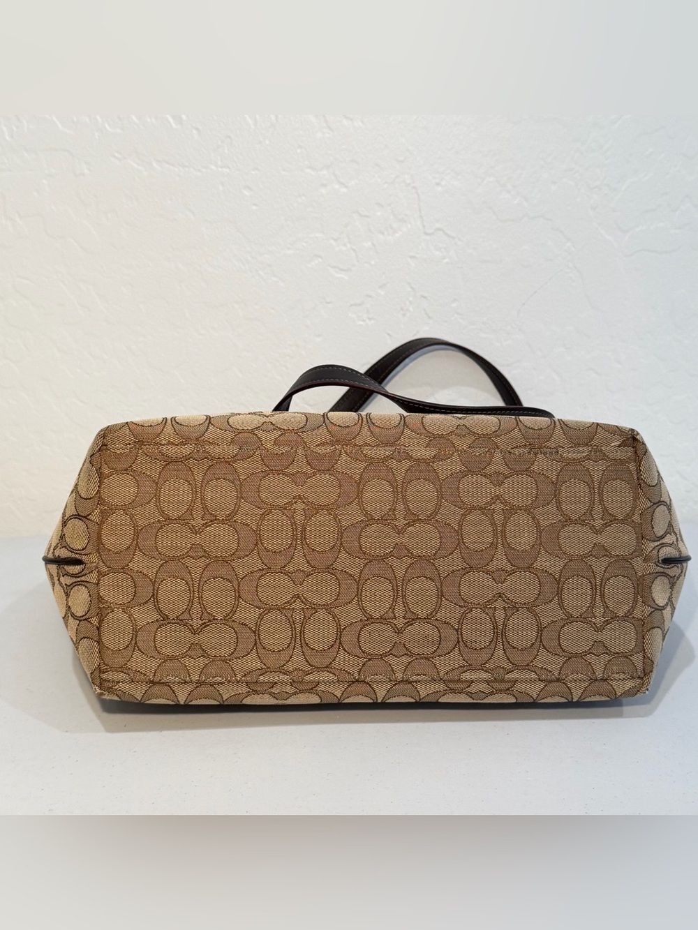 Coach Signature Jacquard Taylor Tote Bag - Picture 6 of 12